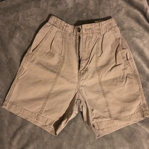 Horizon Canvas High Waisted Shorts